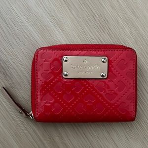 Kate Spate red Wallet